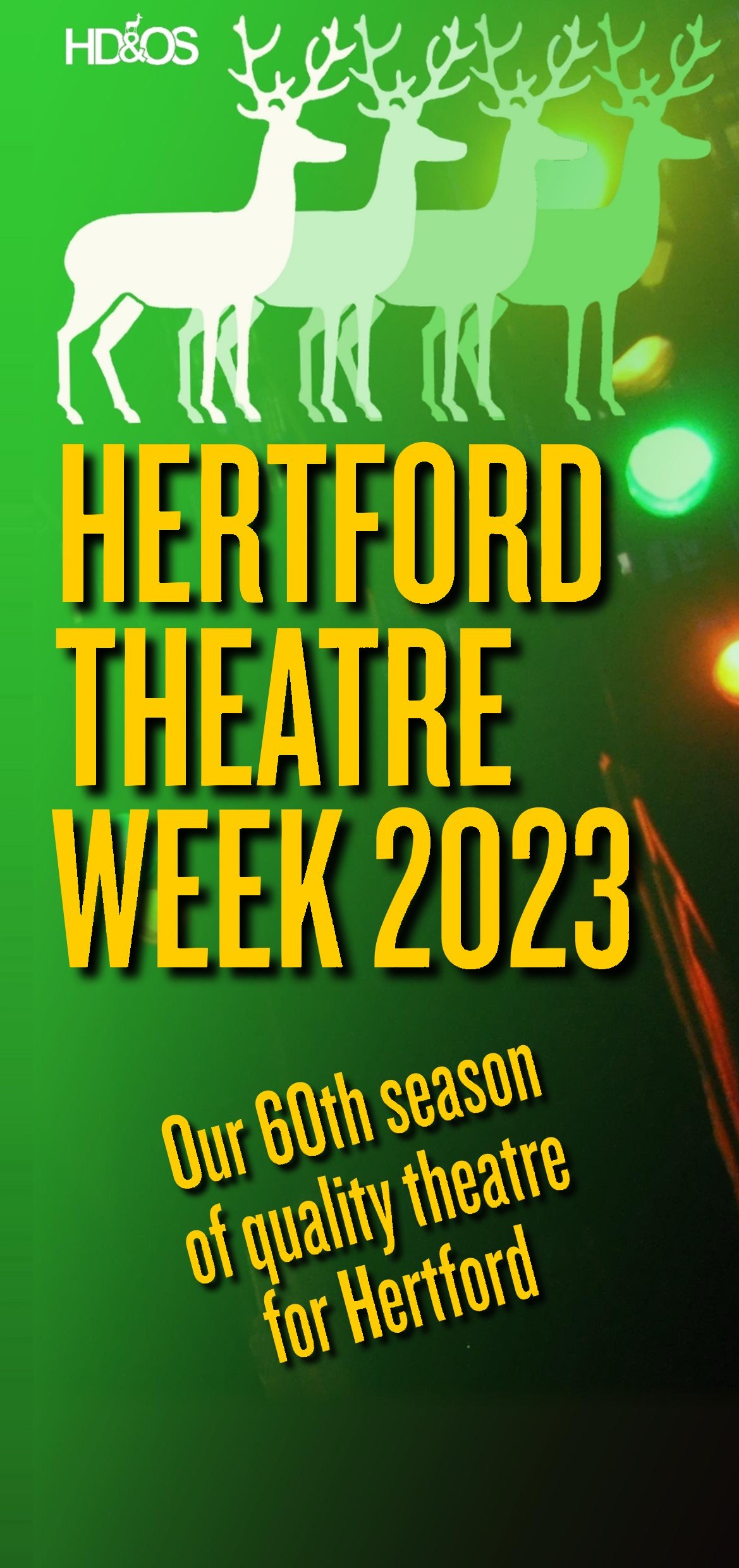 Cover for flyer of 2023 Hertford Theatre Week